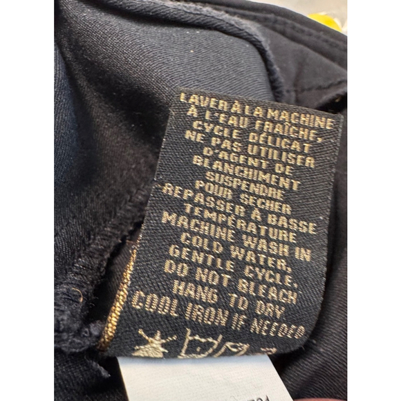 Women's Black stretch pull on ankle Pants Size 10 GUC - Picture 9 of 9